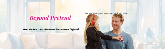 Beyond Pretend: Meet the Heartbeats Electronic Stethoscope (Ages 4+)